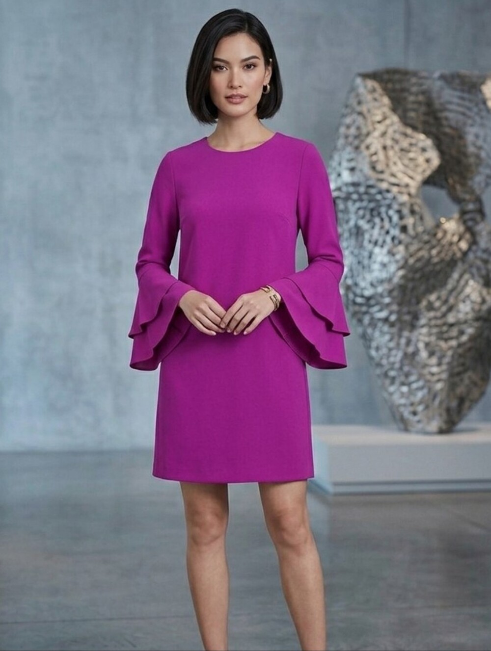 Aryeh Vibrant Magenta Dress